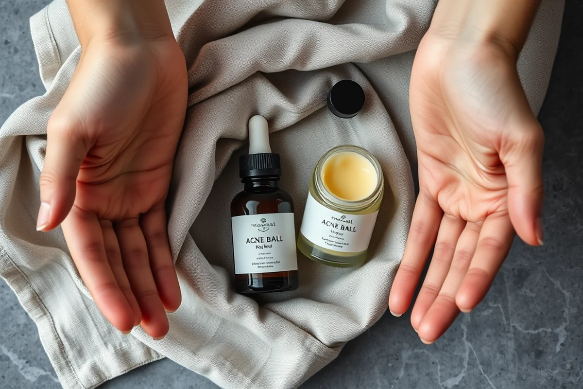 natural acne balm — Natural Acne Balm (the finished result)